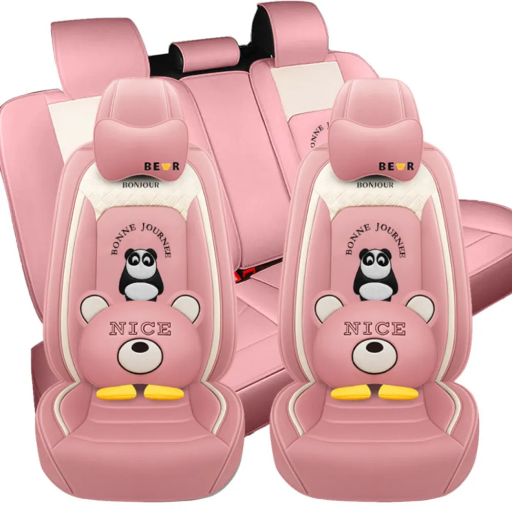 

Car Seat Covers Full Set Front Split Rear Bench For Car Universal Cloth SUV Sedan Van Automotive Interior Covers