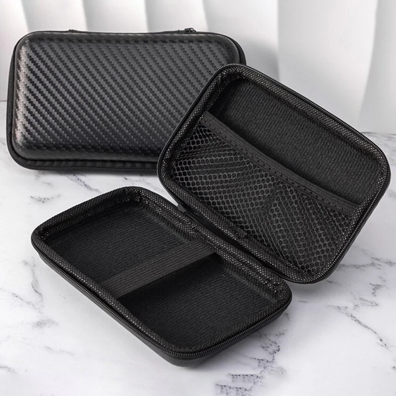 Multi Functional Portable Power Hard Drive Package EVA Hard Protective Case Charger Headphone Storage Bag Accessory