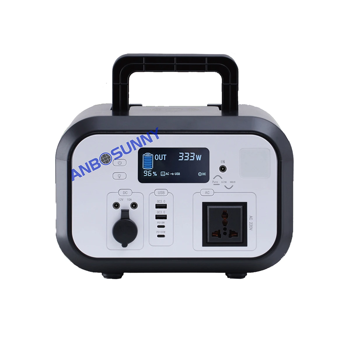 Solar Power Generator Energy Storage Battery 600W 300Wh 500Wh 700Wh 1000Wh Pure Sine Wave Portable Power Station