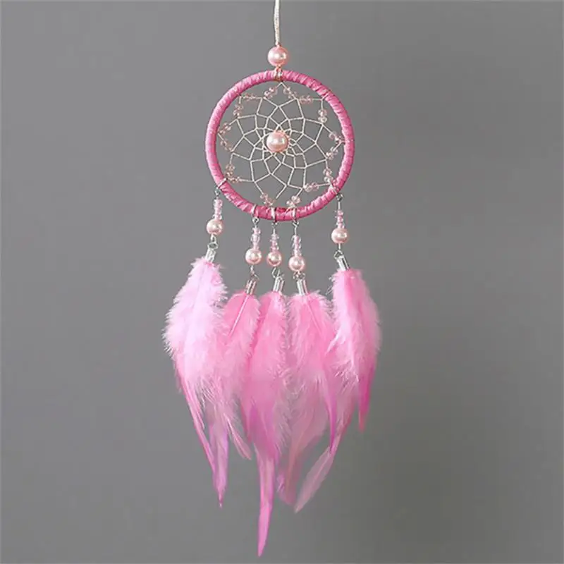 Feather Car Hanging Pendant Dream Catcher Net Styling Dreamcatcher Car Review Mirror Ornaments Creative Car Interior Accessories