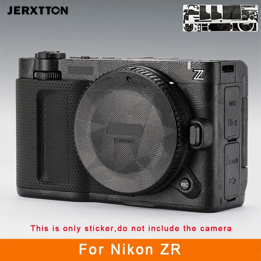 

Защитная пленка-наклейка ZR для камеры Nikon ZR, виниловая пленка-скин для защиты и декора Z R
