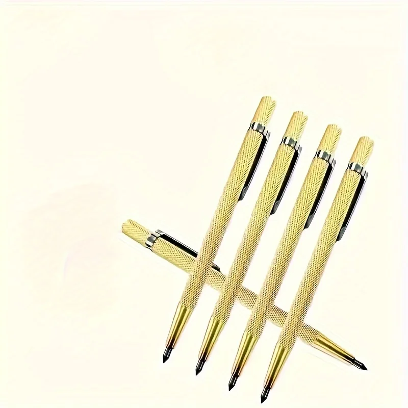 Wolframkarbid-Anreißstift 2/4 Stück Hochleistungs-Metallmarker für Marmor, Glas, Keramik, Eisen, Aluminiumplatten, Bau-Markierungswerkzeug – Detail 1