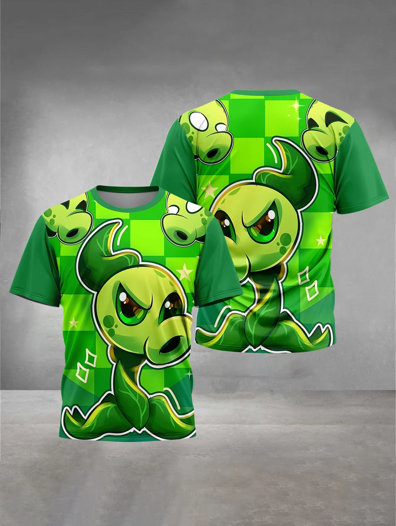 ثلاثية الأبعاد طباعة الساخن لعبة النباتات مقابل الكسالى ملابس الطفل 3 إلى 14 سنة الذكور الملابس في الهواء الطلق للأطفال صبي فتاة الطفل تي شيرت