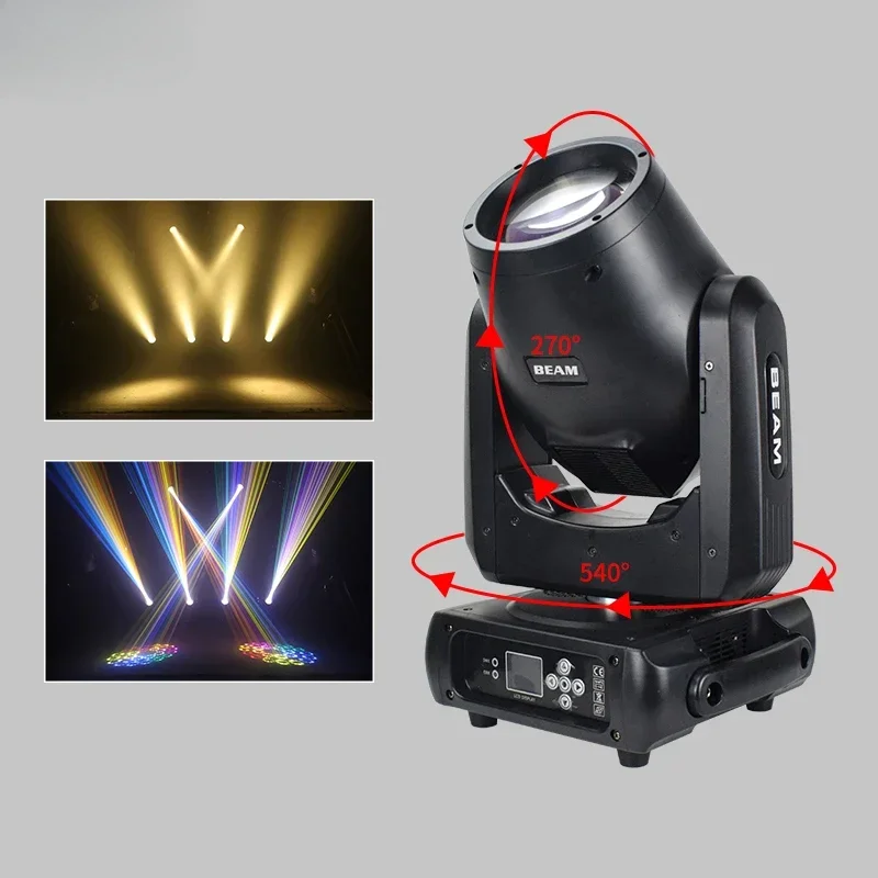 Professional Mini 230w Beam Moving Head Light Dj Equipment Sharpy Stage Lights For Wedding Dj Disco