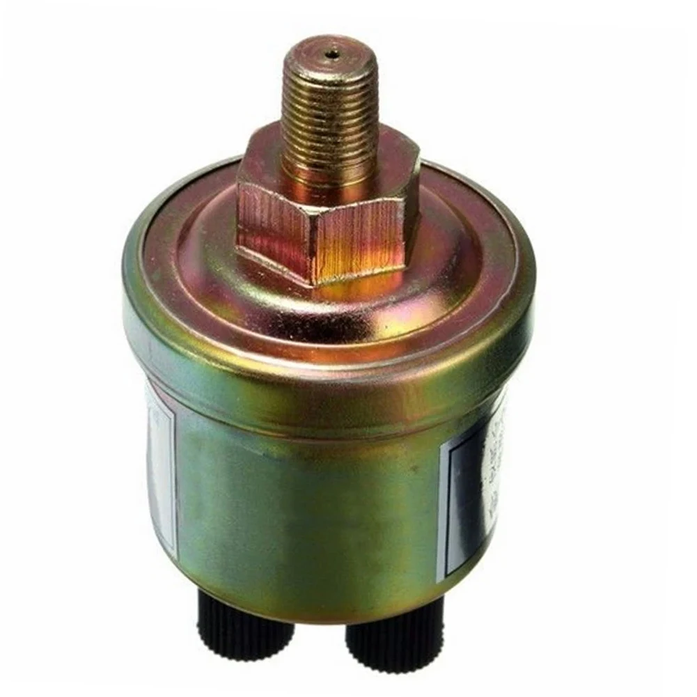 1 buah Aksesori Sensor tekanan minyak Sensor kepala ganda mobil 1/8NPT induksi 80x40mm