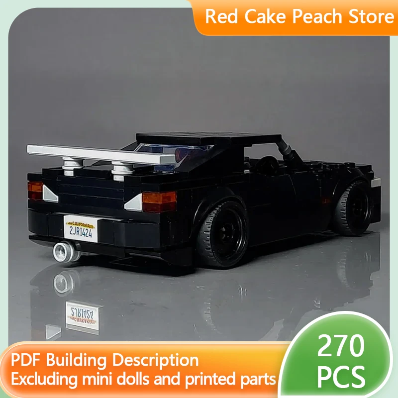 

Speed Racing Car Model MOC Building Bricks Silvia S15 Hypercar Modular Technology Children Holiday Gifts Assemble Toys Suit