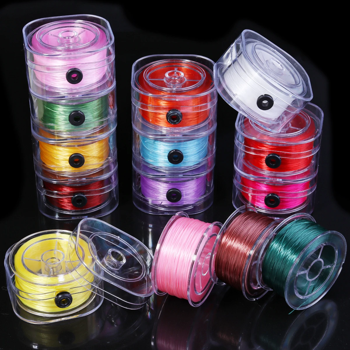 90M/Roll Strong Elastic Beading Cords 0.8mm Colorful Stretch Thread String For DIY Bracelet Necklace Jewelry Making Cords Line view 5