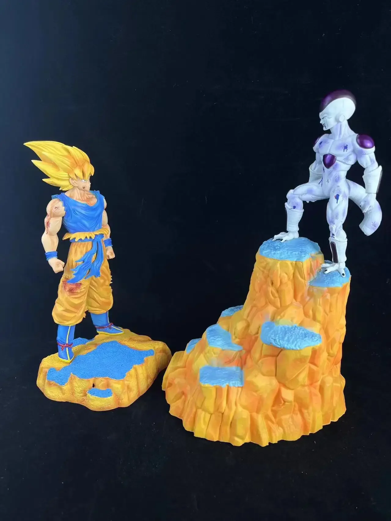 Dragonball Goku Vs Frieza Battle Extra Anime Figure 31cm Action Figures Super Onelarge Pvc Model Decor New Toy Creative Gifts