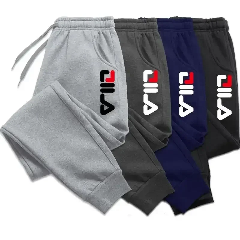 

2024 autumn and winter trendy brand pure cotton casual trousers sports jogging trousers sports trousers Harajuku fashion street