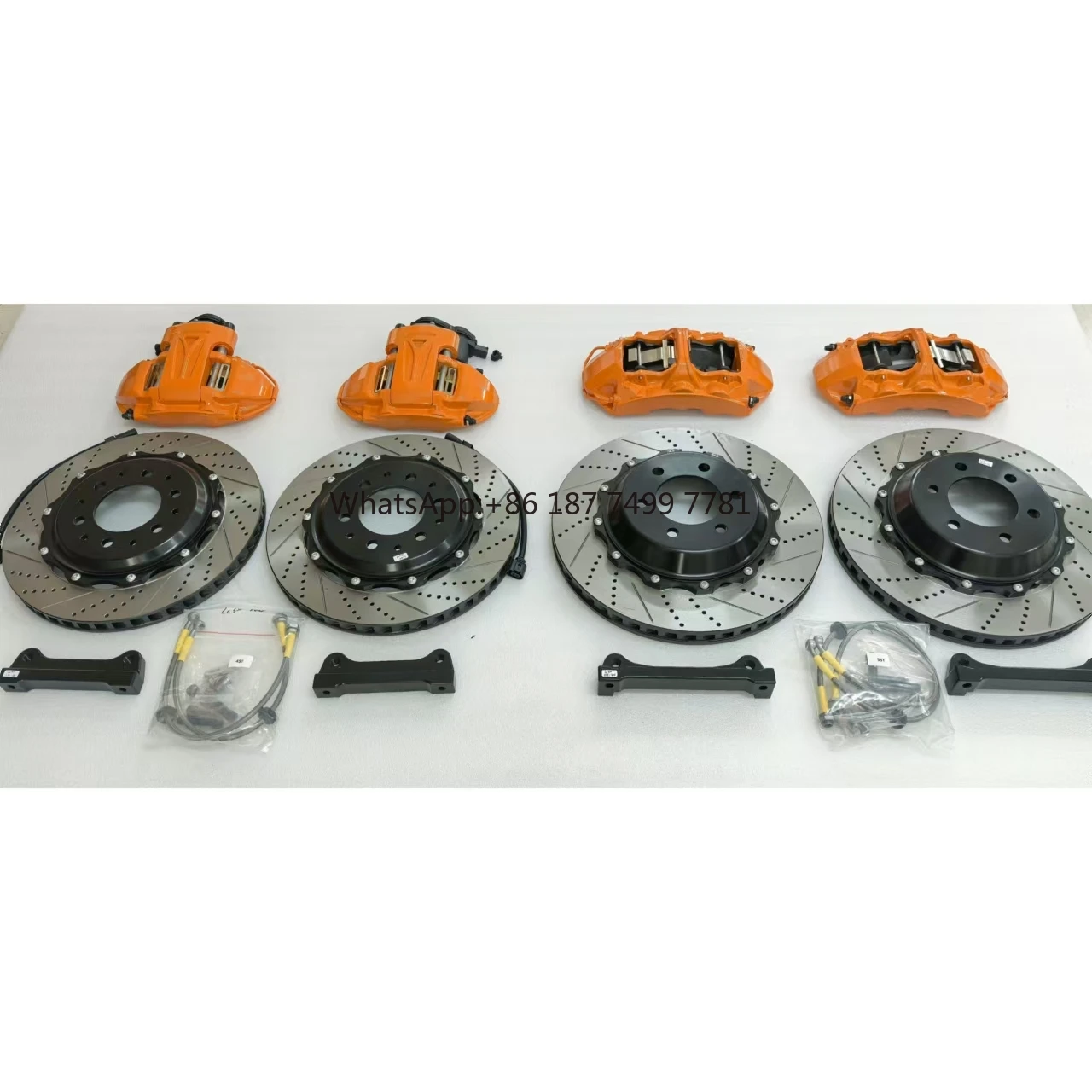 

.Racing Up.ade Brakes Big 380mm Brake Kit High Performance 6 Pot with 4 Pot GT6 EPB for 2021 Ram Truck TRX Custom Aluminum