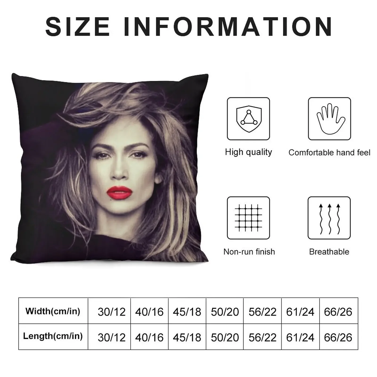 Jennifer Lopez Throw Pillow Pillow Covers Decorative Sofas Covers luxury home accessories Pillowcases pillow