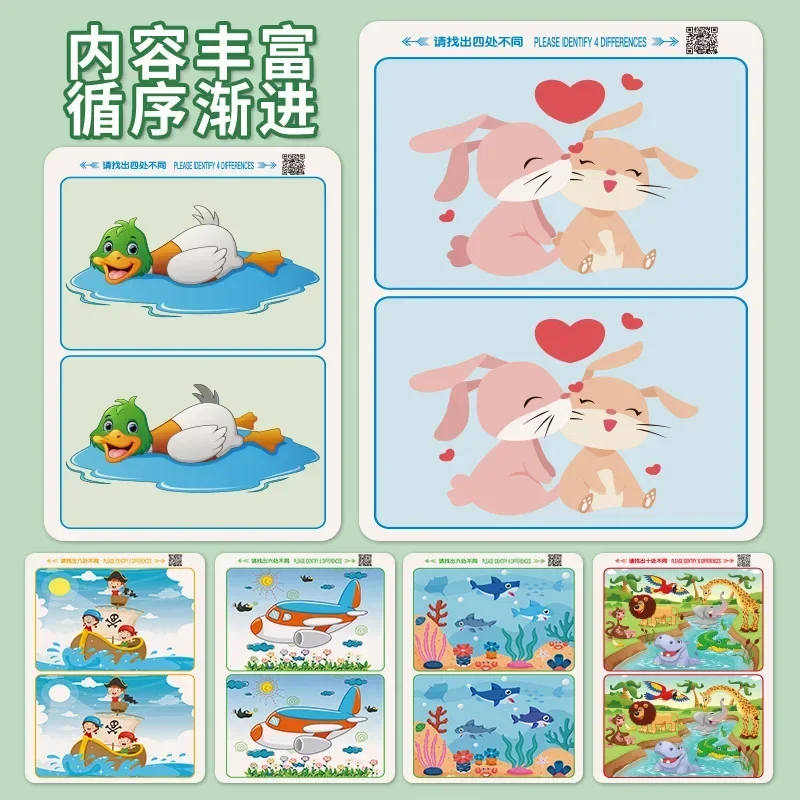 There Are 3 Difficulty Levels An Educational Fault Finding Game: Reusable Wiping Paper for Focus and Attention Training