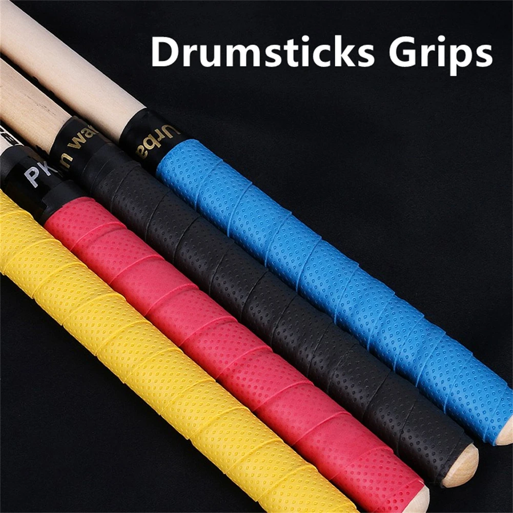 Drumstick قبضة التفاف الشريط الرياضة 110 سنتيمتر/43in 2 لفة 2.5 سنتيمتر/0.98in ل 7A 5A 5B 7B أفخاذ عالية الجودة رائجة البيع