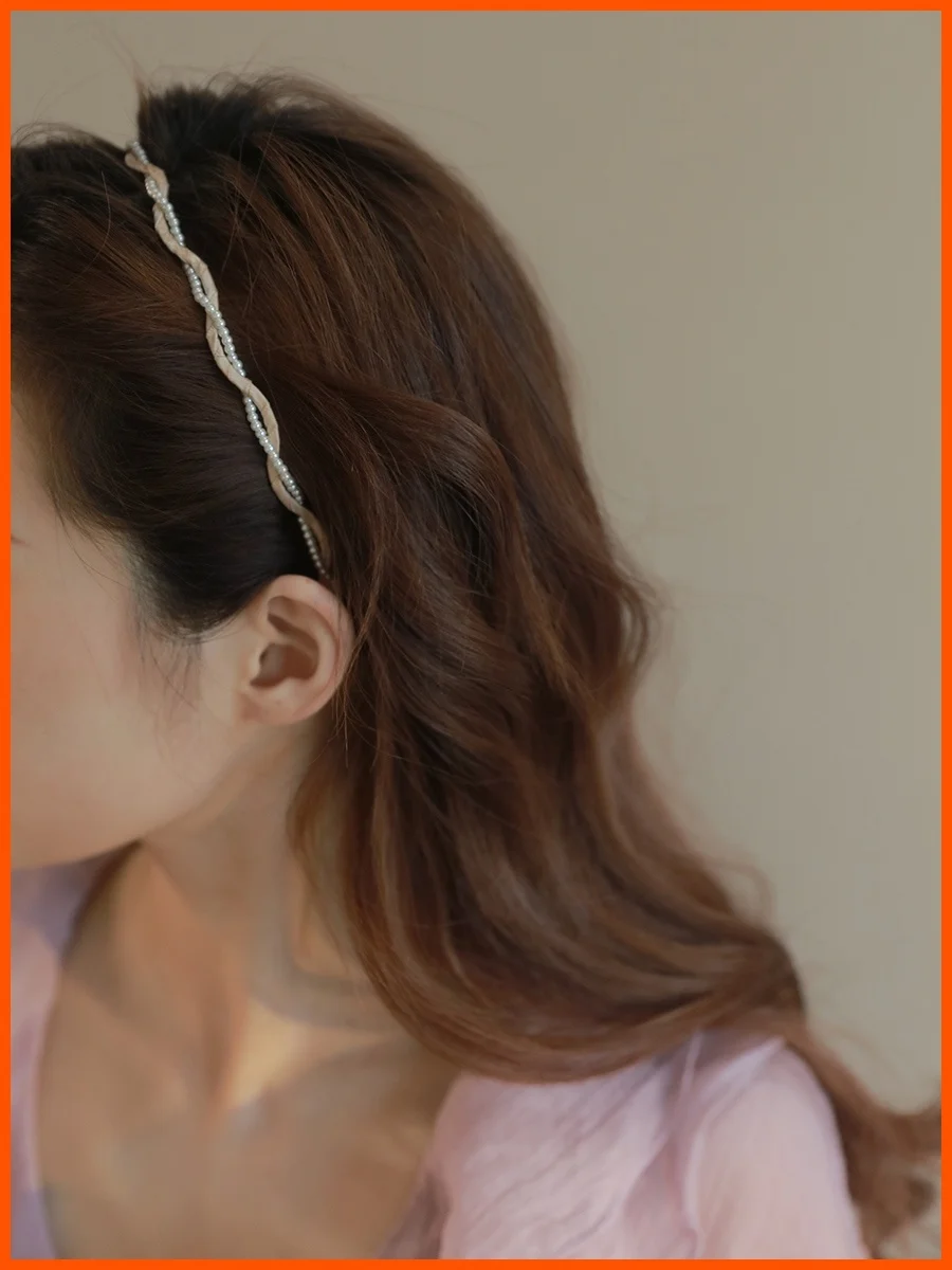 エレガントなパールヘアクリップ-クラウンプリンセススタイル-上質ヘッドバンド-レディースファッションジュエリー-ヘアアクセサリー-スタイリッシュな新作-2025