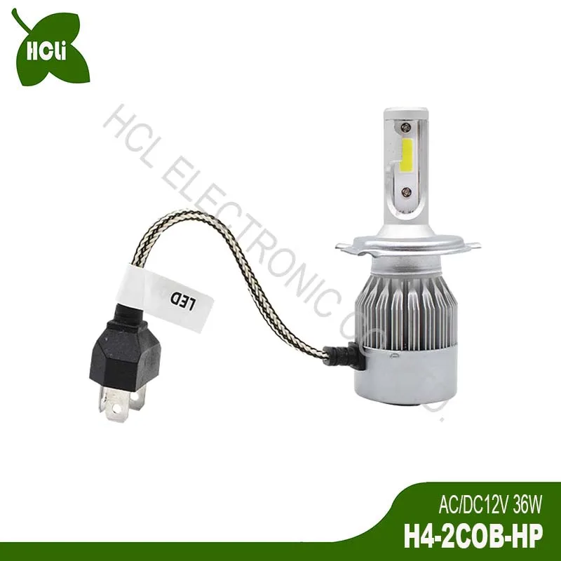 

Hot Sales COB 36W 12V 9005 9006 HB3 HB4 H4 H7 H11 Car Led Bulbs Front Fog Lamp Auto Headlights Low Beam free shipping 4pcs/lot