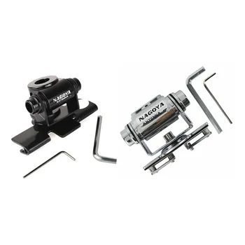 ناغويا-هوائي راديو السيارة مع قوس قابل للتعديل ، زاوية هاتشباك باب جبل ، RB400 لهوائي راديو السيارة المحمول ، أسود ، Si