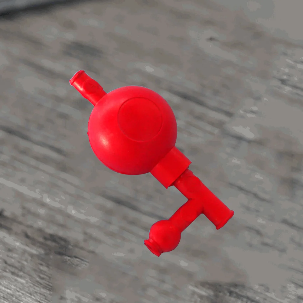 أداة شفط كمية خفيفة الوزن باللون الأحمر ثلاثية الاتجاهات للاستخدام في تعليم كيمياء الطعام الزراعي في المختبر