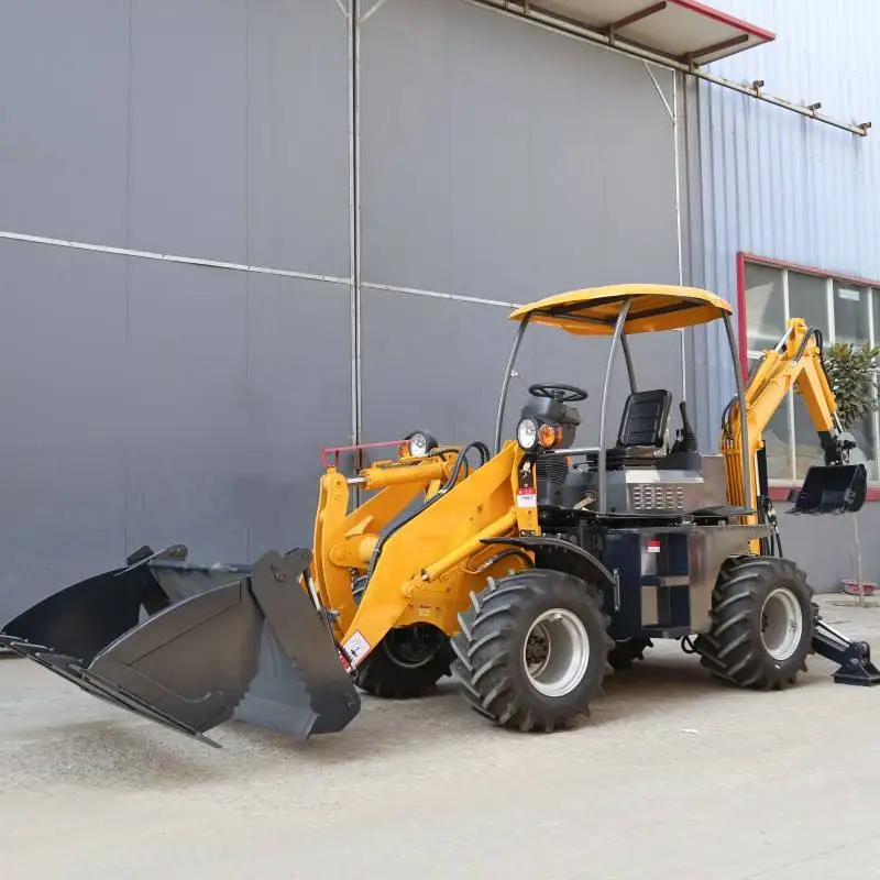 For EPA cheapest china smallest electric wheel backhoe loaders mini for ARTICULATED front  used loader mini loadere tractopelle