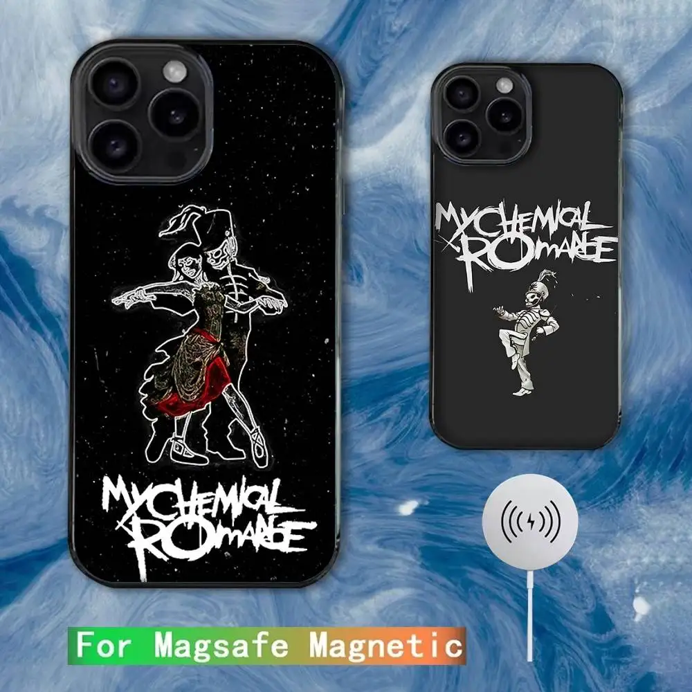 

My Chemical Romance MCR Phone Case For iPhone 16e,16,15,14,13,12,11,Plus,Pro,Max,Mini Magsafe Magnetic Wireless Charging