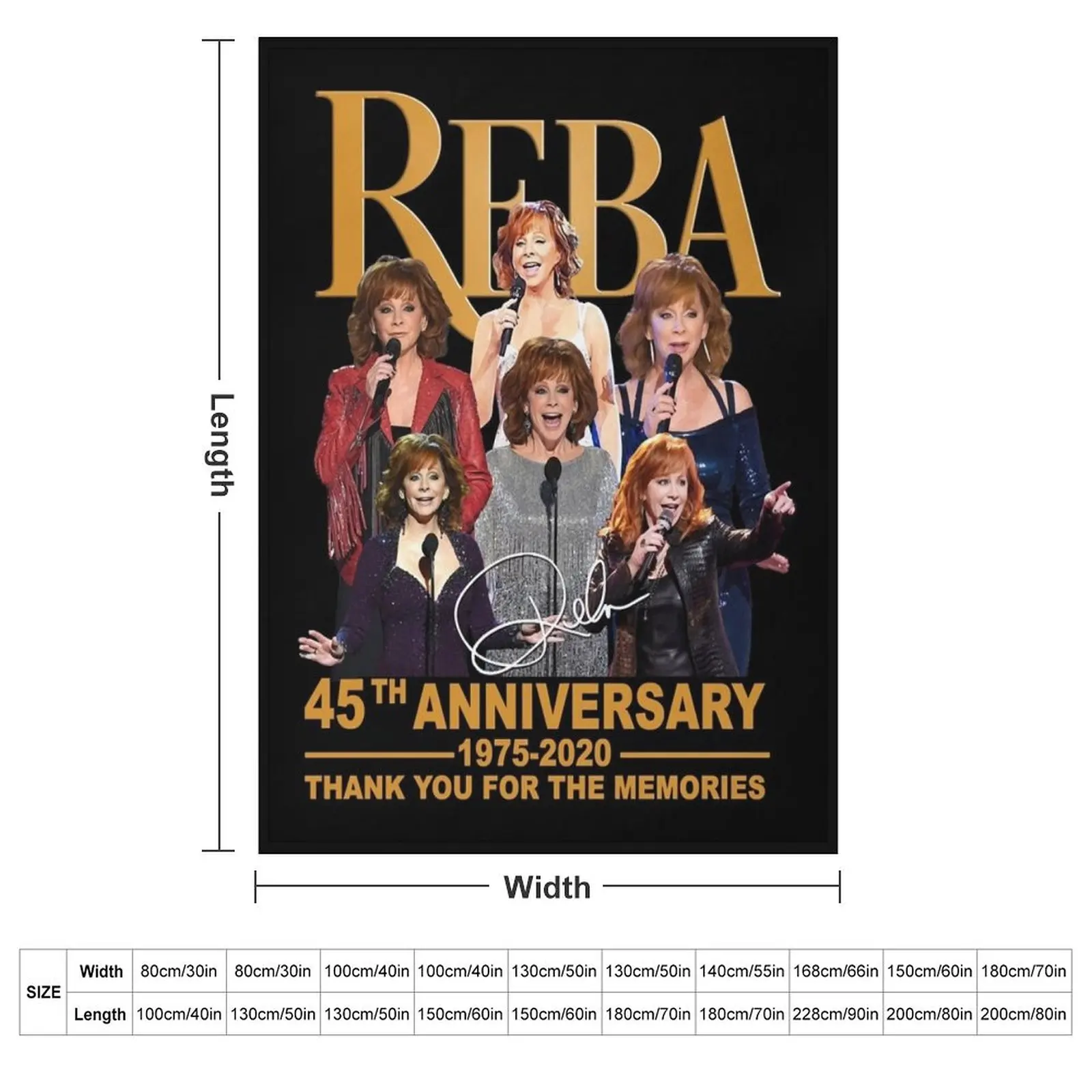 Limited Edition - Reba Classic Throw Blanket Beach Designers Hair Tourist Blankets
