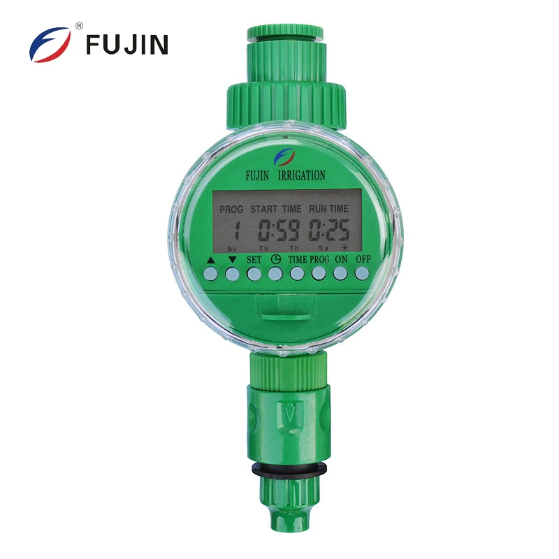 FUJIN LCD Electronic Home Irrigation Water Controller Automatic Digital Watering Timer Garden Irrigation Devic