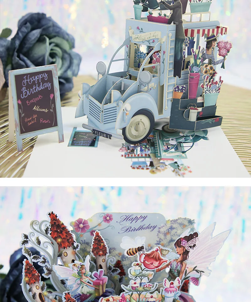 3D Pop-Up Taufkarte Handgemachte Baby-Taufgrußkarte Neugeborenen-Segens-Erinnerungskarte Babyparty-Geschenk Religiöse Karte für Gott – Detail 14