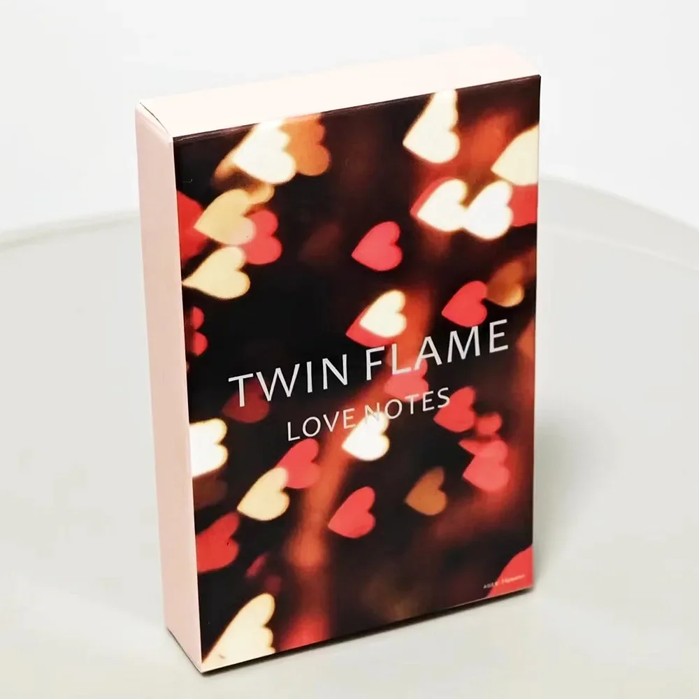 Twin Flame Love Notes colore rosa 45 pezzi Oracle card messaggi canalizzati per le letture d\'amore, Soulmate