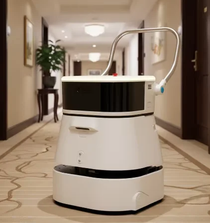 Cleaning Robot Powerful Robotic Floor Scrubber Washer & Vacuum With Self-Charging Self-Cleaning Elevator System