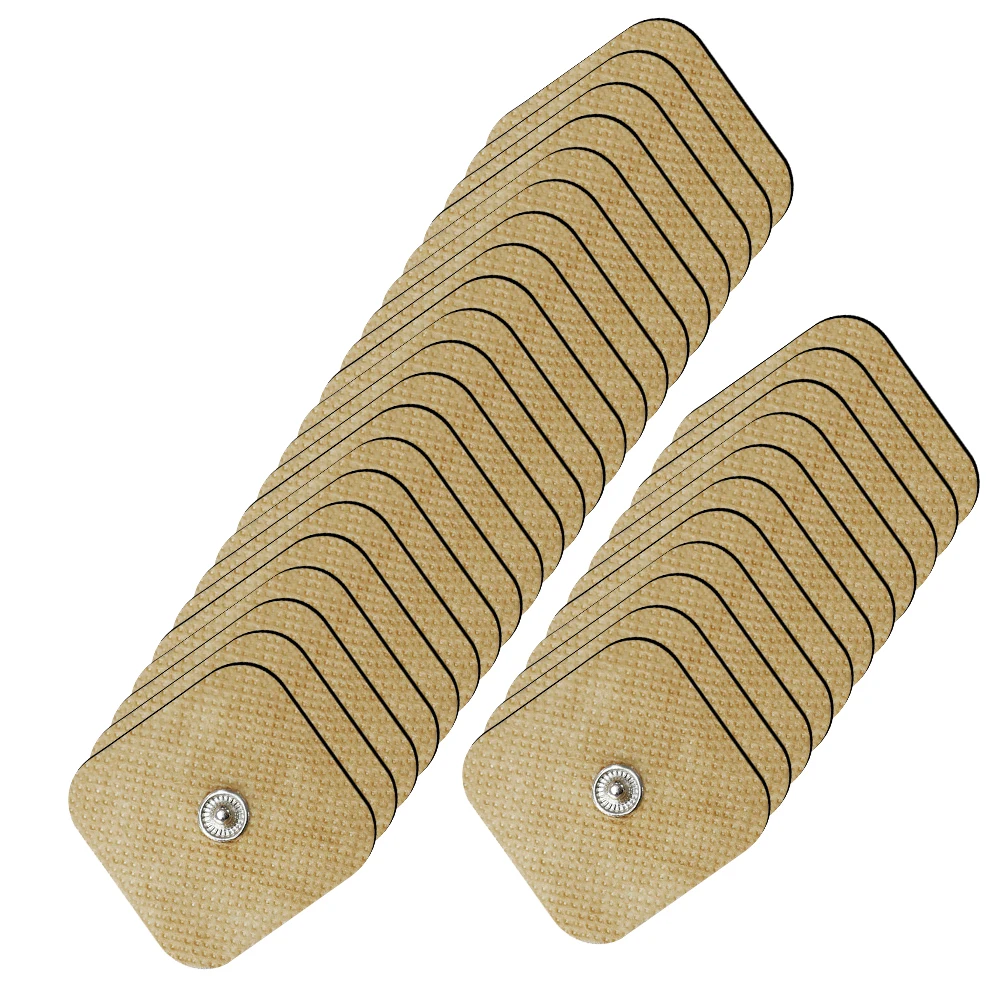 10/20Pcs Self Adhesive Silicone Gel Electrode Pads Acupuncture TENS Massage Electrodes Patch Replacement EMS Digital Massager