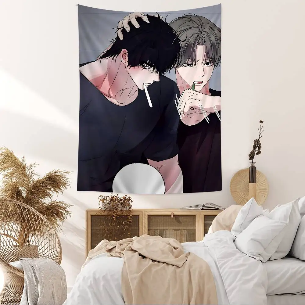 unsleep bl Anime Anime Tapestry Indian Buddha Wall Decoration Witchcraft Bohemian Hippie Wall Hanging Sheets