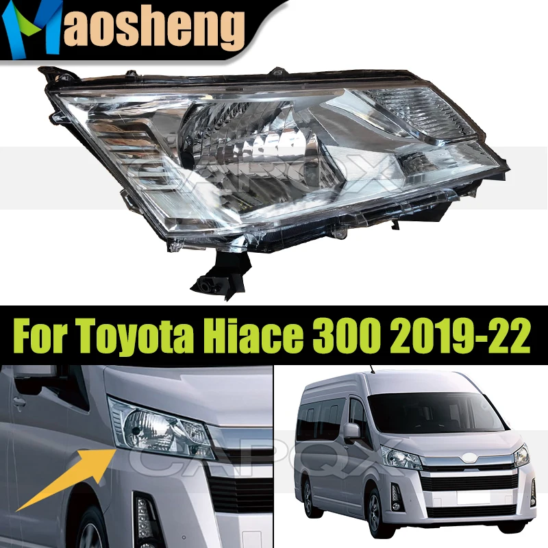 

Передняя фара с левым или правым рулем для Toyota Hiace 300 2019 2020 2021 2022, фара дальнего света