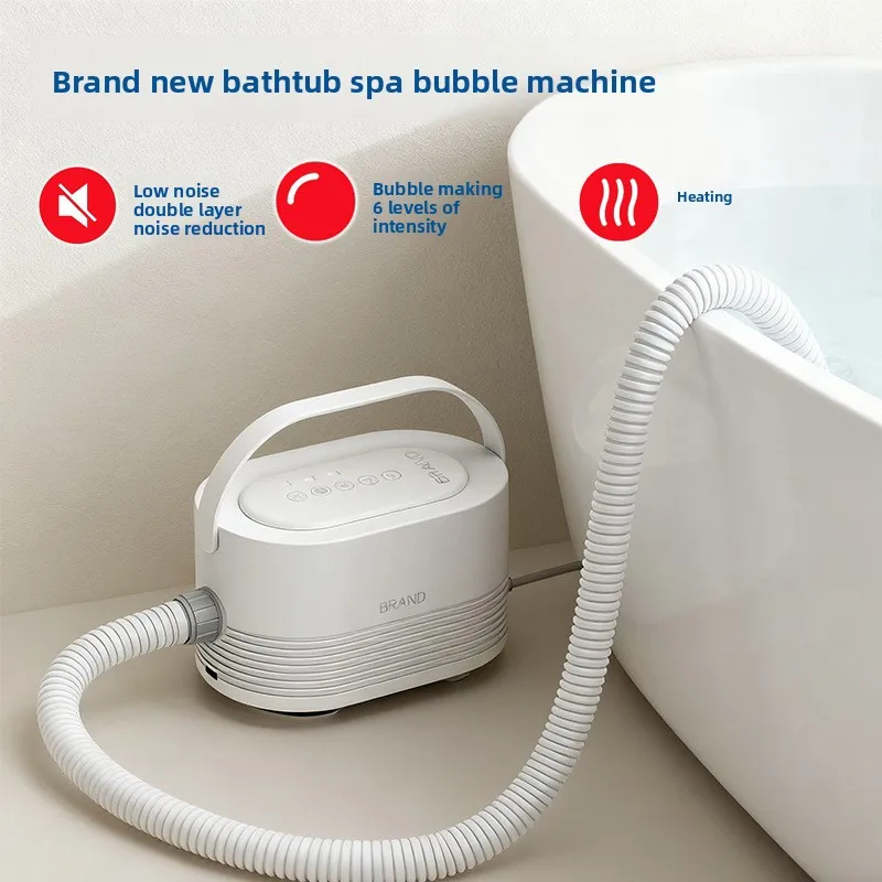 US Standard Home Bath Bubble Spa Massage Mat Wireless Remote Heating Bathtub Hydrotherapy Bath Relax Accessory