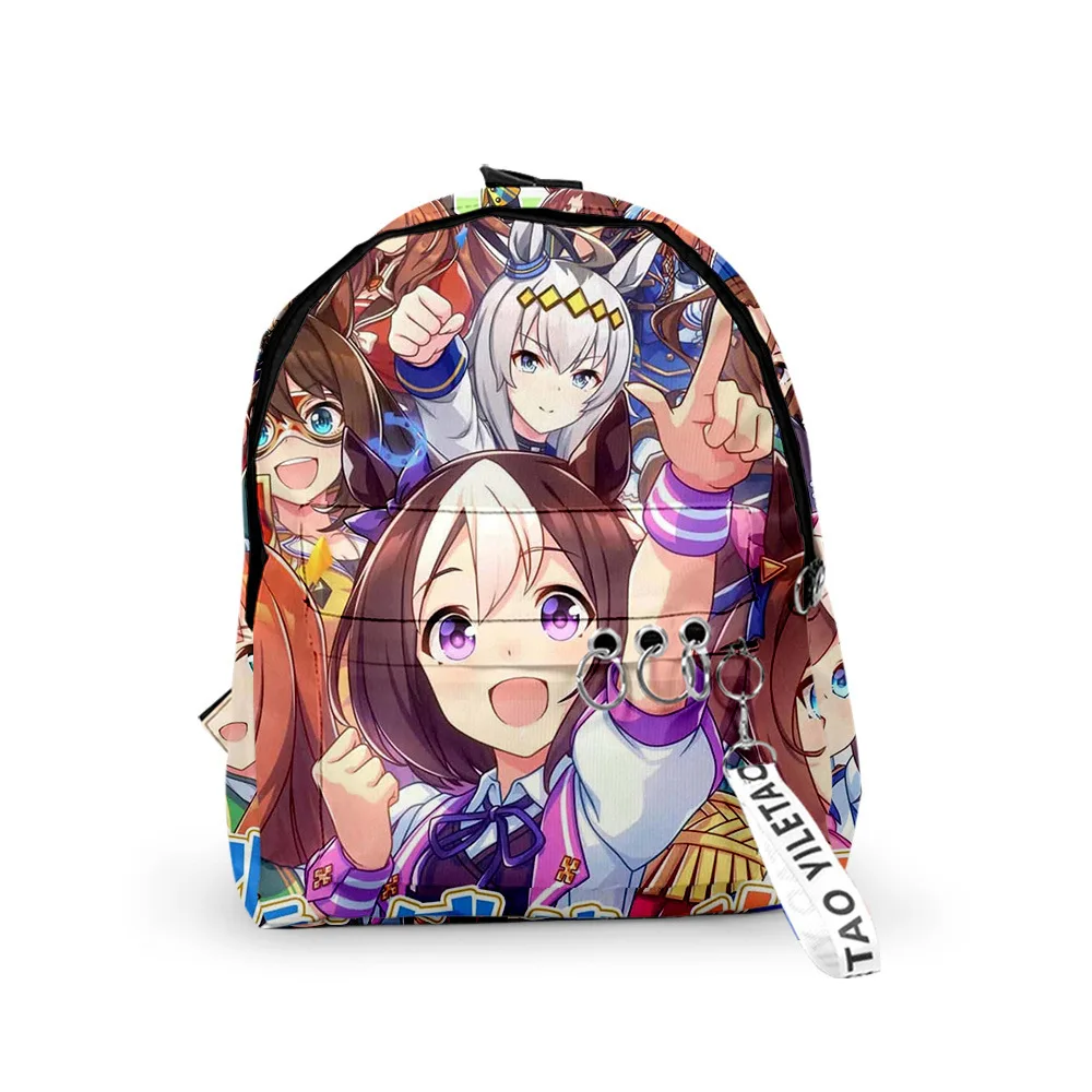 Classic Novelty Derby Notebook Backpacks Boys/Girls pupil School Bags 3D Print Keychains Oxford Waterproof Cute Small Backpacks