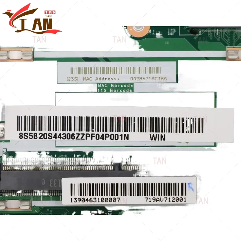 الأصلي لينوفو IdeaPad 3-15ARE05 اللوحة الأم للكمبيوتر المحمول 5B20S44306 NM-C861 مع وحدة المعالجة المركزية R5-4500U 4G RAM اختبار كامل الأصلي ل L