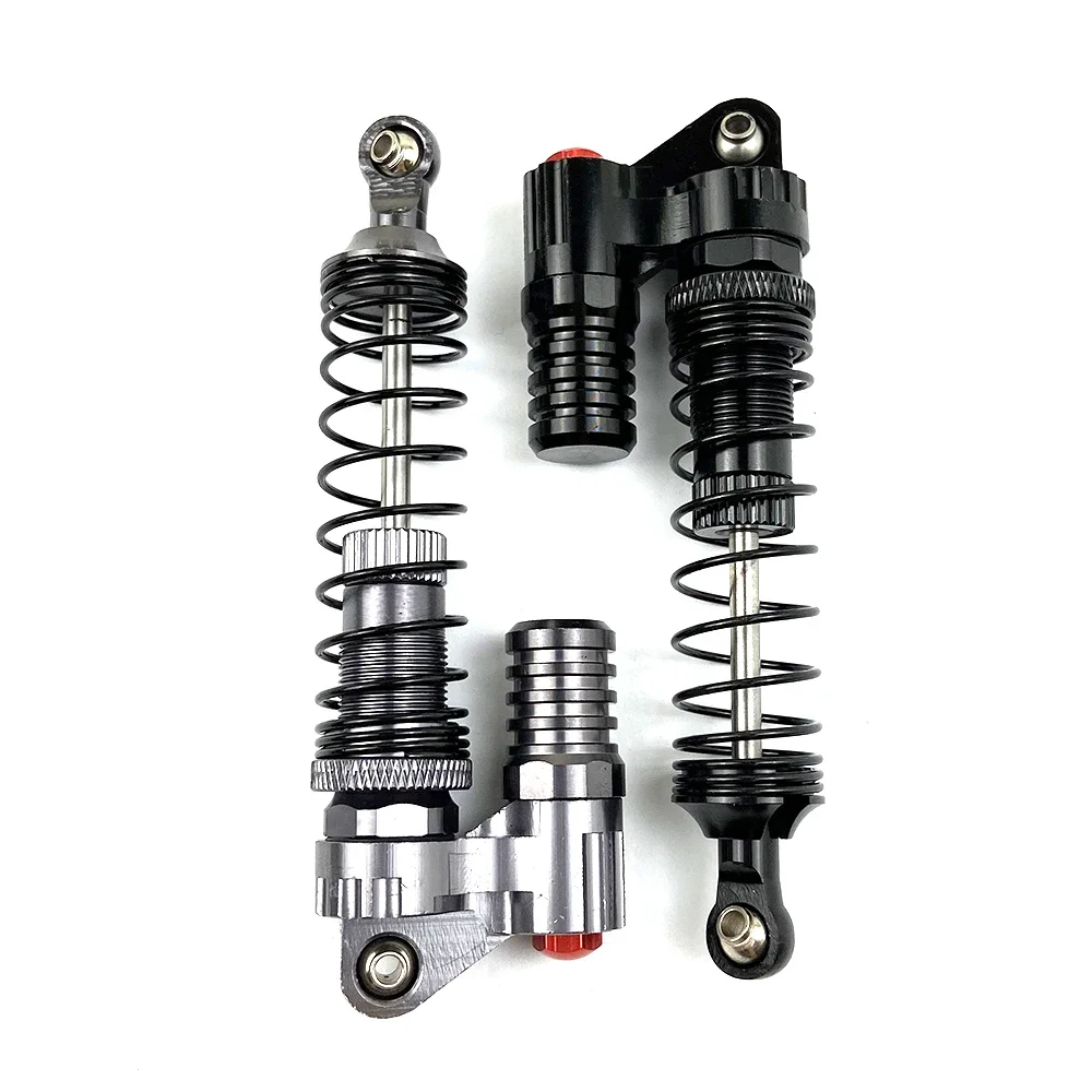 Full Metal RC Piggyback Shock Absorber Hole To Hole 90mm for 1/10 TRX4 Axial SCX10 90046 D90 KM2 Y05 RC Crawler Car