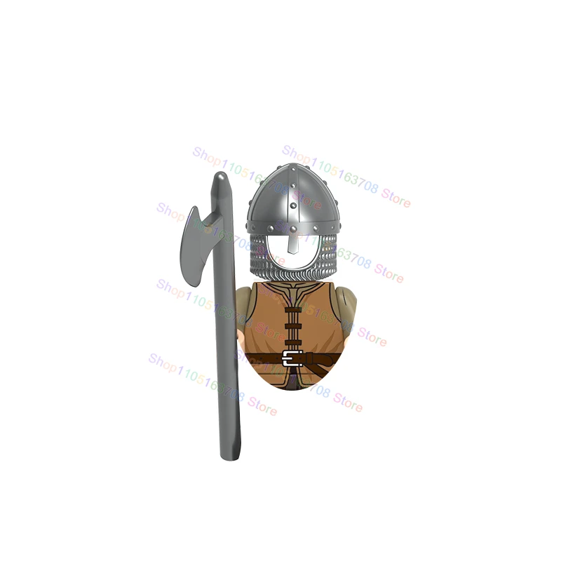 Nouveau V1006 Militiaman accessoires boucliers épée figurines d'action accessoire moyen âge blocs de construction jouets éducatifs pour les enfants