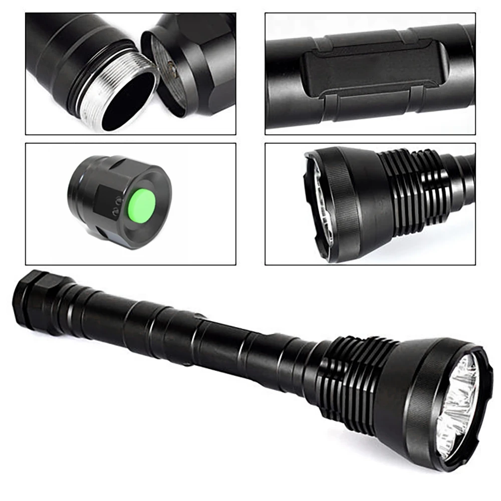 High-Powered Led Flashlight 9000 High Lumens Led Flashlight 5 Modes Handheld Flashlight for Camping Hiking Emergency