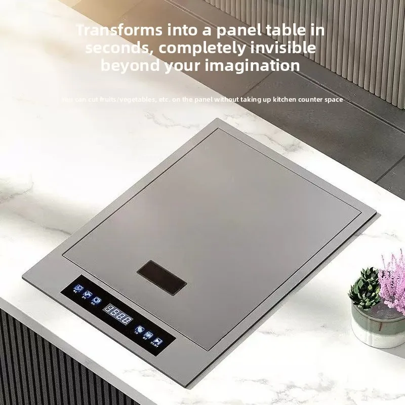 Bar Disinfection Double Catalyst Cup Washer Invisible Sink Nakajima Antibacterial Stainless Steel Vegetable Wash Basin with Lid