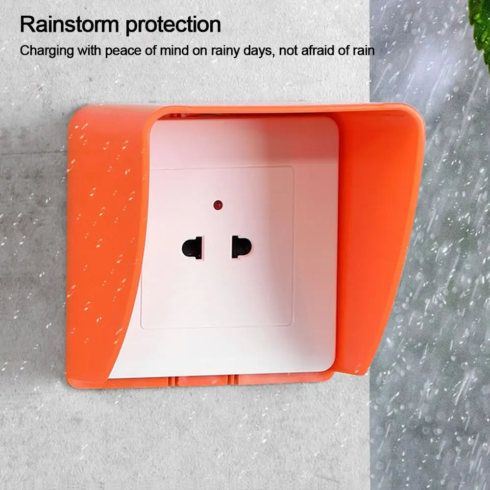 1Pcs 86 Type Outdoor Socket Waterproof Box Electric Plug Cover Rainproof Cover for Charging Pile Socket Switch Protection Cover