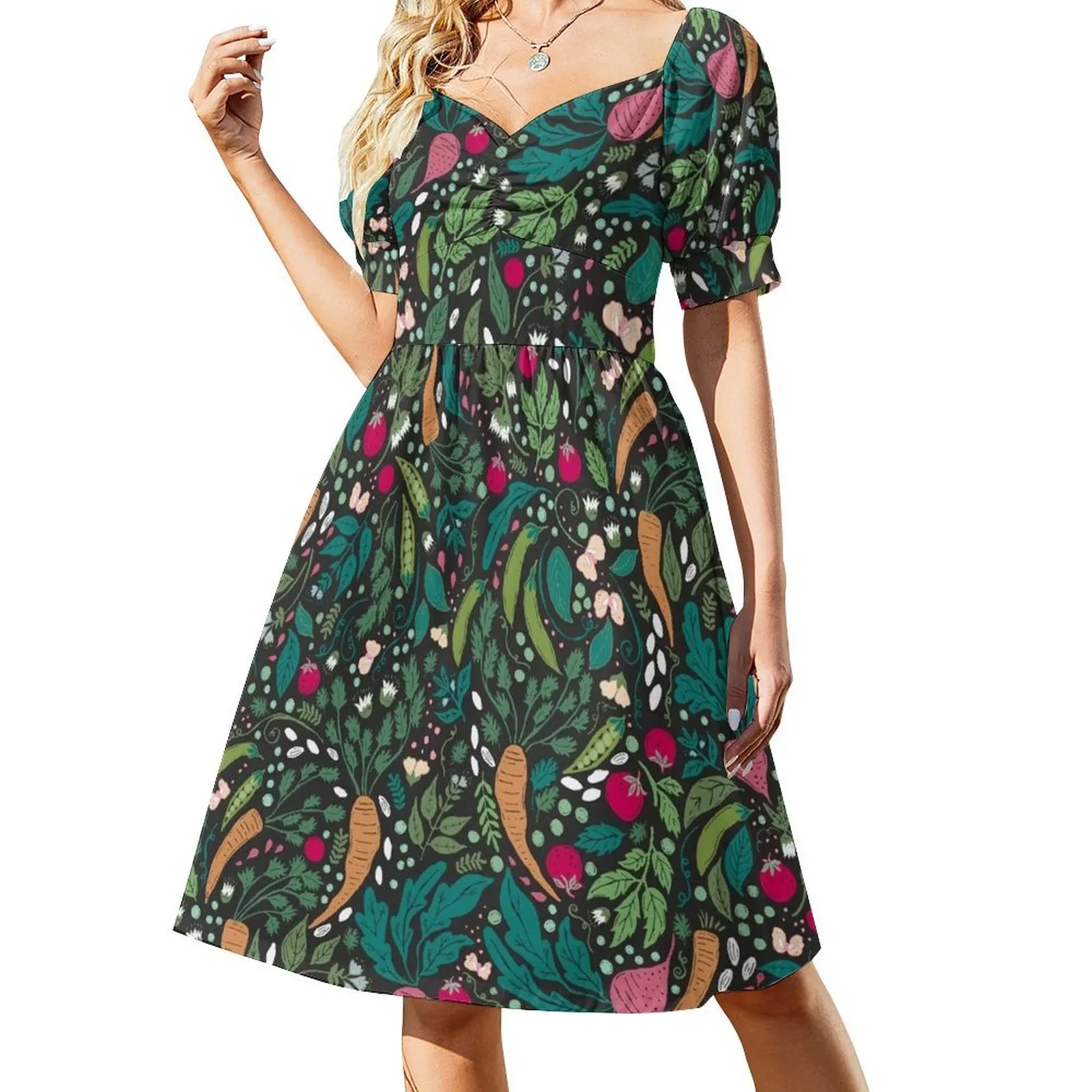 

Farm to Table Short Sleeved Dress elegant dresses plus sizes women dress women's summer dresses 2025 Dress