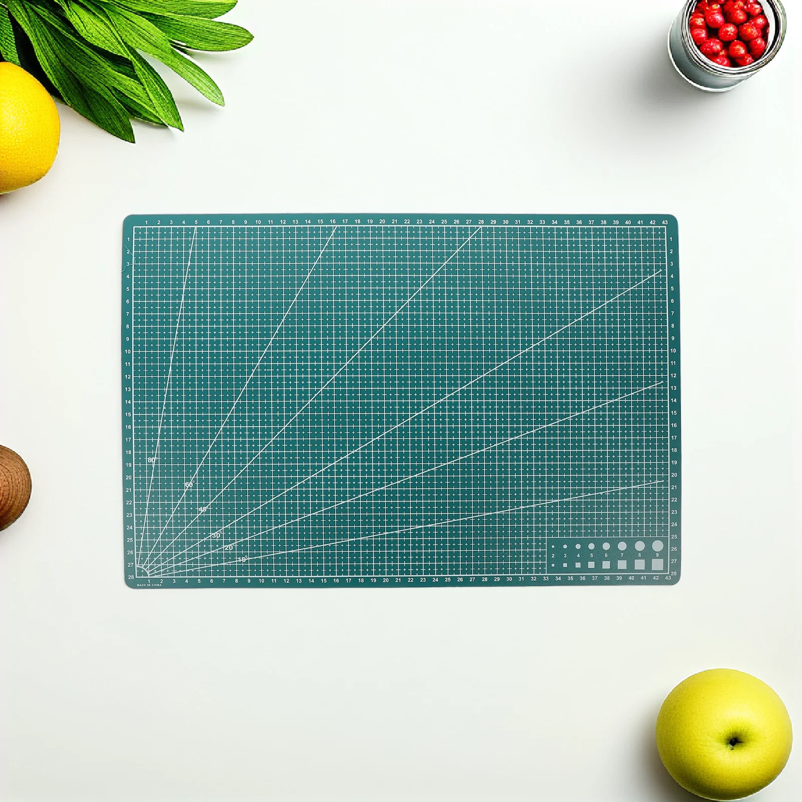 A3 PP Cutting Mat Double-Sided Non-Slip Professional Handcrafts Mat for Engraving Sewing Paper Carving Quilting Scrapbooking