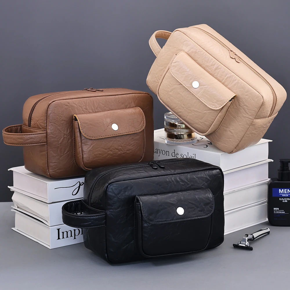 Waterproof Business Travel Toiletry Pouch Men's Women's Portable Large Capacity Cosmetic Bag for Outing High-End Storage Bag