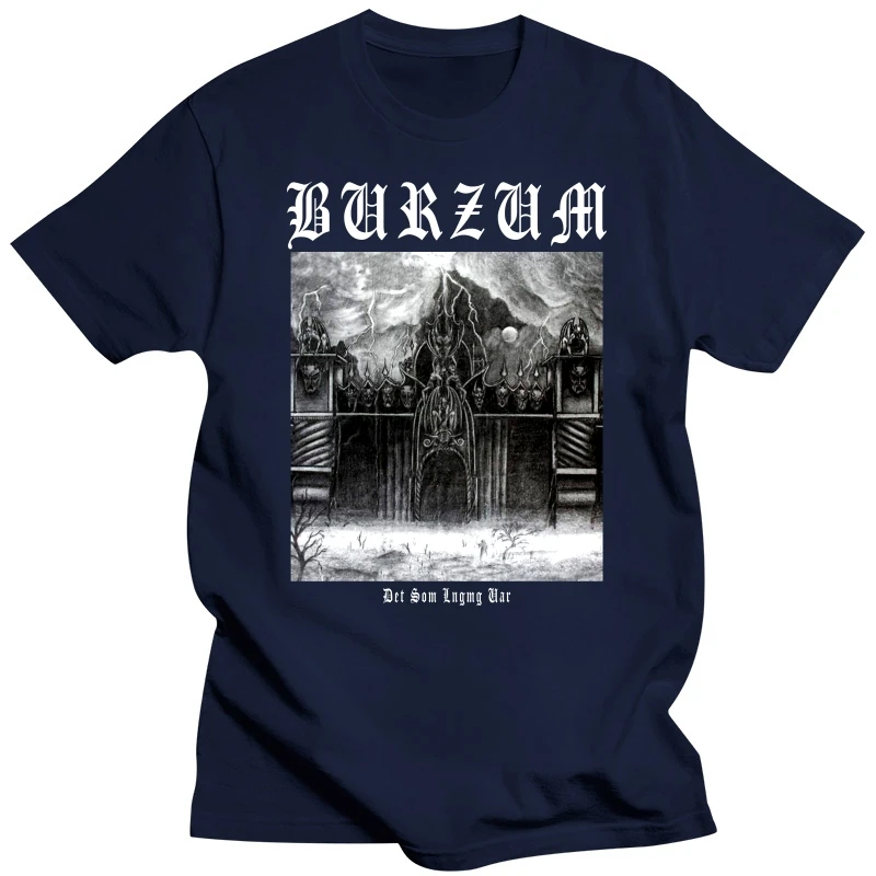 Burzum Men'S Det Som Engang Var T-Shirt Black T Shirt O-Neck Fashion Casual High Quality Print T Shirt Fashion 2018 Top Tee