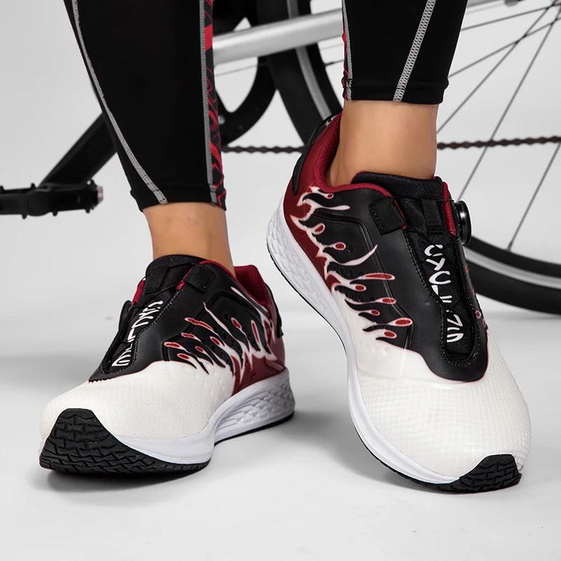 أحذية ركوب الدراجات الاحترافية للفصول الأربعة للرجال كاجوال مريحة ومضادة للانزلاق ومقاومة للاهتراء وقابلة للتنفس #5