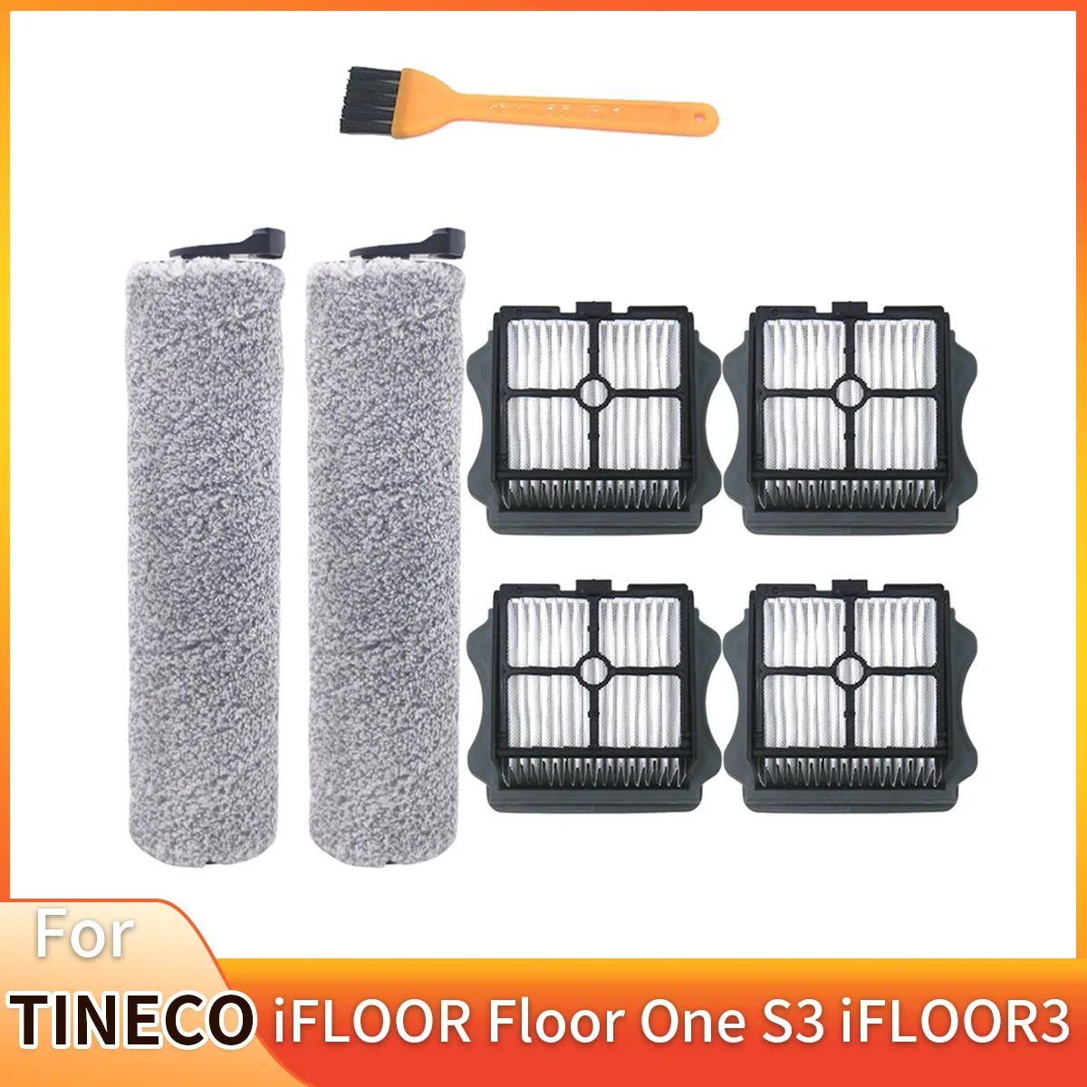 Geeignet für TINECO iFLOOR Floor One S3 iFLOOR3 Rollenbürste HEPA-Filter Roboter Staubsauger Zubehör Kit Ersatzteile