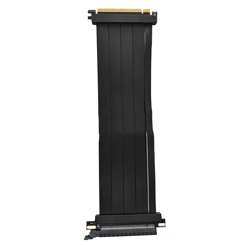 Cabo Riser PCIE 4.0 16X, Cabo de extensão para placa gráfica, Porta PCI Express, Extensor Riser GPU, 90 Graus, Velocidade máxima, 10cm