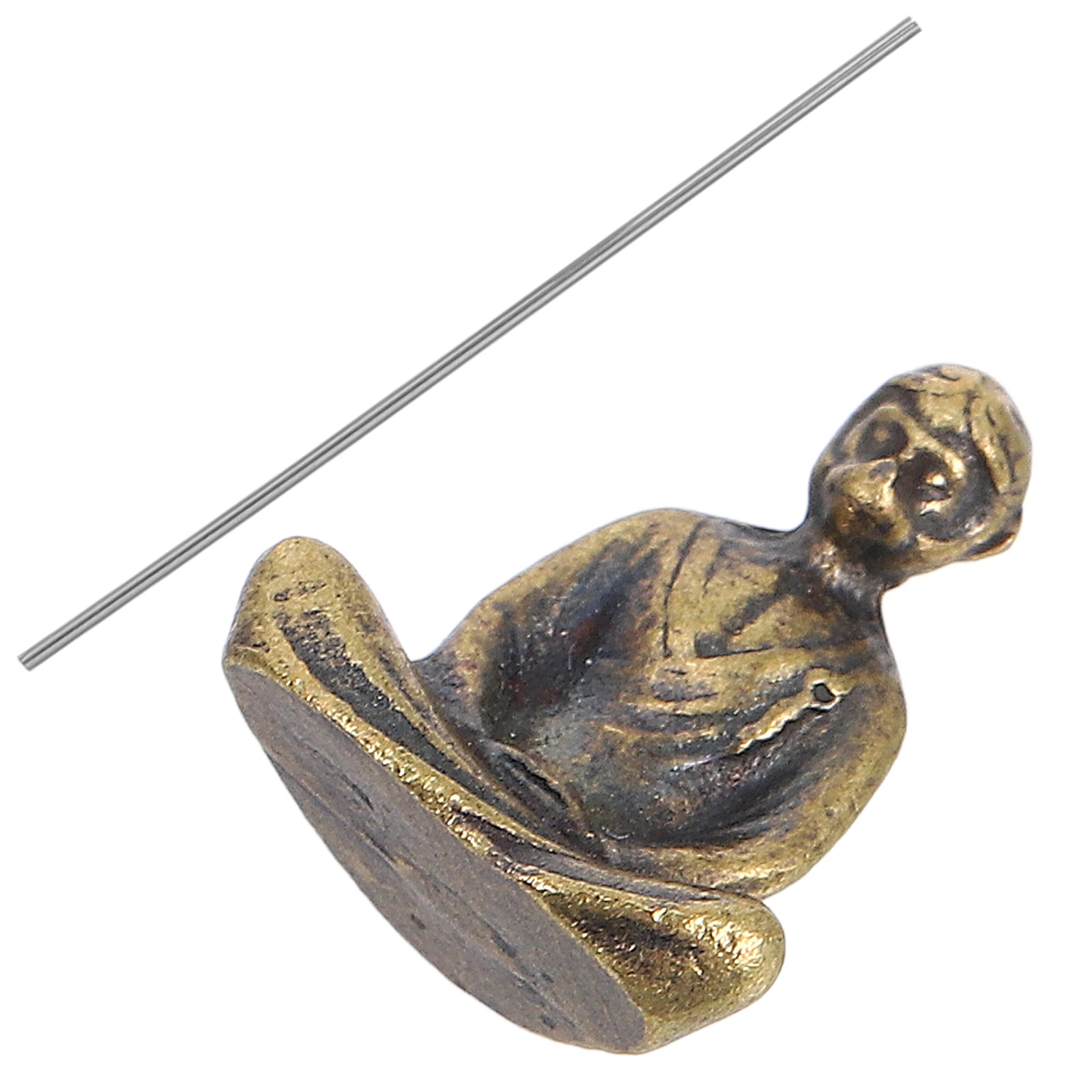 

Wukong Sculpture Vintage Sun Wukong Figure Sitting Monkey King Decorative Statue For Tea Room Home Zen Decor Tabletop Ornament