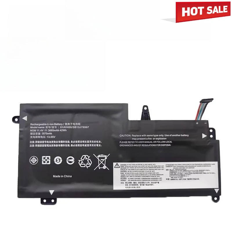 New 01AV400 Laptop Battery for Lenovo ThinkPad S2 13 20GL 13.3 Chromebook 01AV401 01AV436 01AV437 SB10K97593 11.4V 3685mAh 42Wh