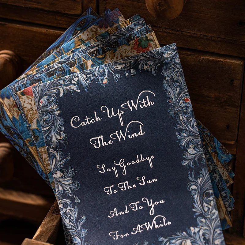 

Mr. Paper Retro English Poetry Material Paper 10 sheets/pack Medieval poet says goodbye to sun Paper Literature Enthusiast Gifts