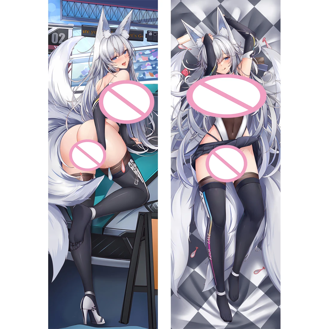 

IJN Shinano Dakimakura Azur Lane Pillow Cover Hugging Body Pillow Cushion Case Pillowcase Fullbody Otaku Home Bedding Decor Gift